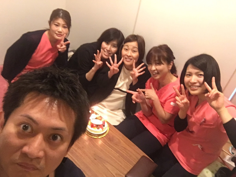 高花平デンタルクリニック　楽しい院内ブログ　祝誕生日